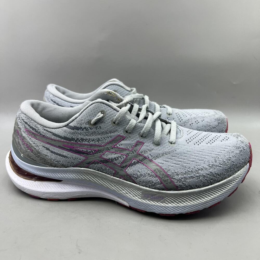 ASICS GEL-Kayano 29 Running Shoes Women Size 10 Gray Pink Mesh Comfort Sneakers